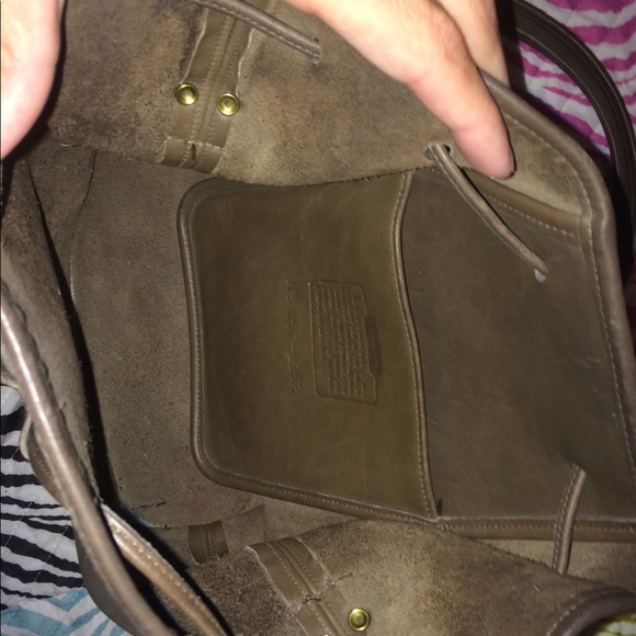 Authentic COACH leather backpack purse - Picture 3 of 4